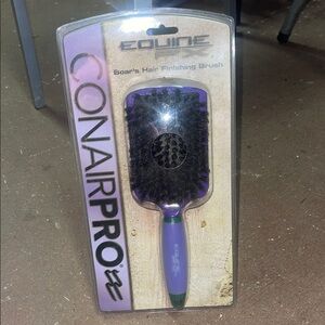 ConairPro Equine Purple Boar's Hair Finishing Brush